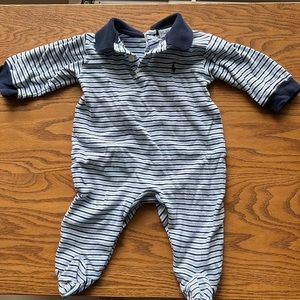 Ralph Lauren polo footie size 6-9 months